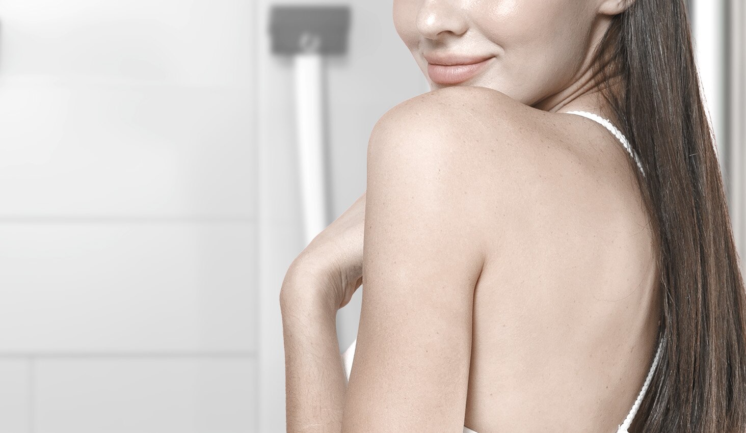 Piel de mujer con cebo natural